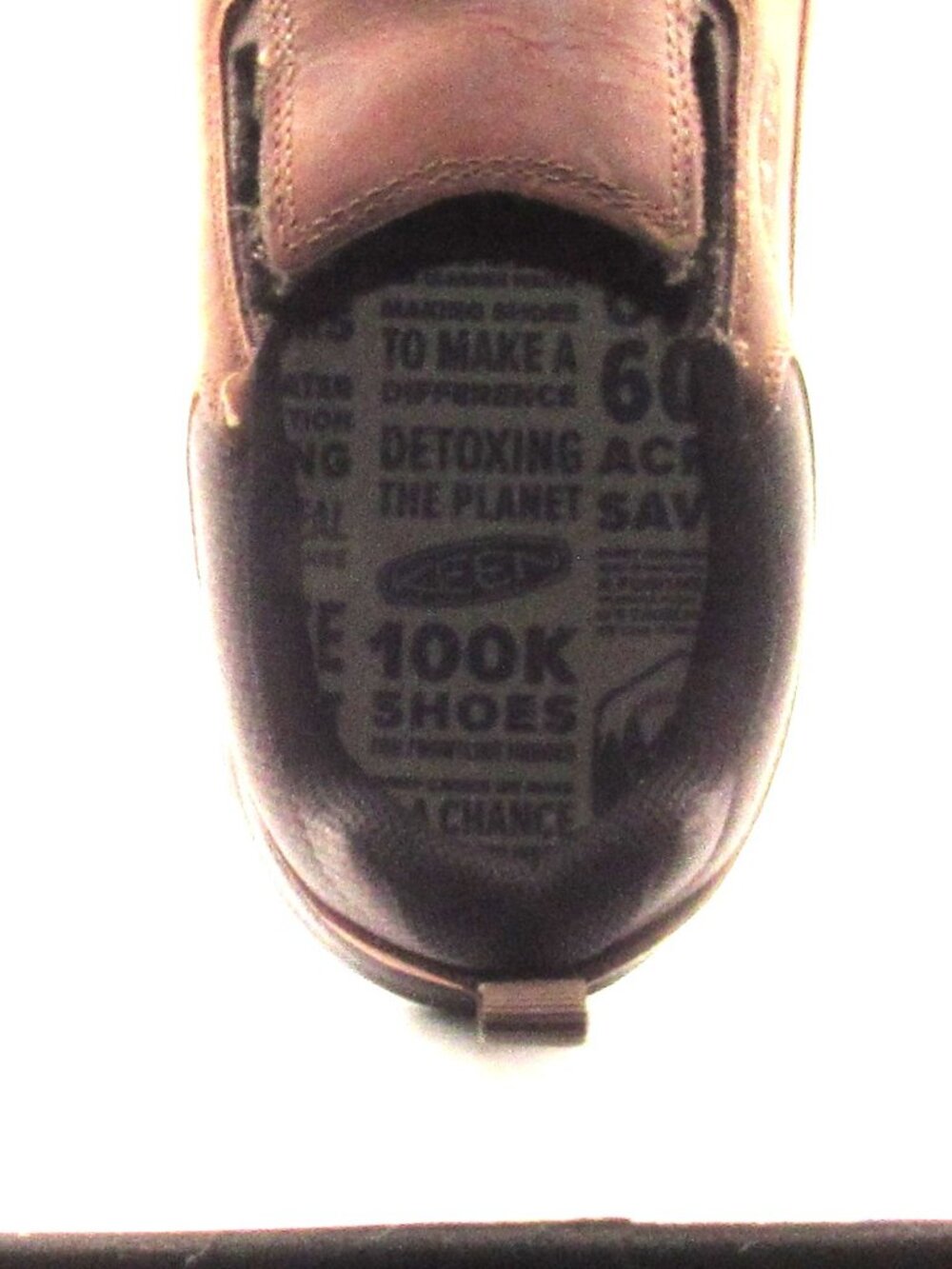 Keen Brown Targhee III Dark Earth/Mulch Shoes Size 12 W Slip On Leather FLAWED - Picture 8 of 14